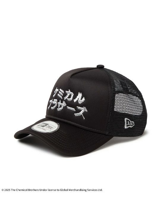 NEWERA/ニューエラ/9FORTY A-Frame Trucker The Chemical Brothers Katakana Logo BLK/BLACK/ブラック