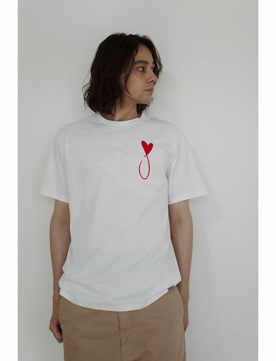 MAISON HONORE/メゾンオノレ/Tiphanie Big Logo White×Red/WHITE/ホワイト