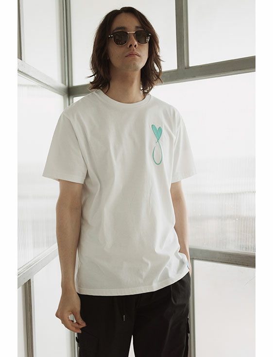 MAISON HONORE/メゾンオノレ/Tiphanie Big Logo White×Blue/WHITE/ホワイト