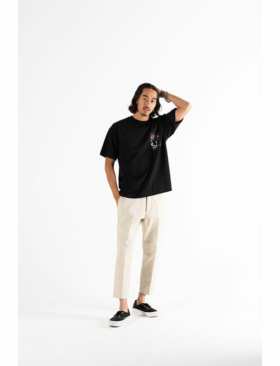BEDWIN S/S PRINT T ”A.COX\" Tシャツ ベドウィン BEDWIN & THE HEARTBREAKERS(ベドウィン アンド ザ ハート