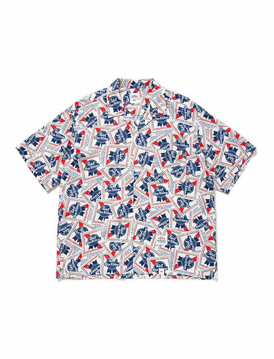 BEDWIN & THE HEARTBREAKERS/ベドウィンアンドザハートブレイカーズ/Pabst Ex. S/S OPEN COLLAR SHIRT COLIN