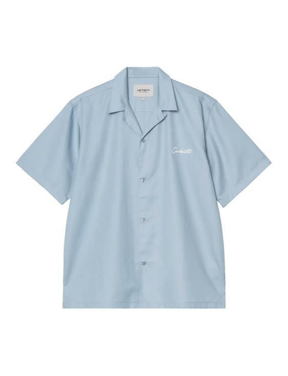 Carhartt WIP/カーハートダブリューアイピー/S/S DELRAY SHIRT/SAX/サックスブルー