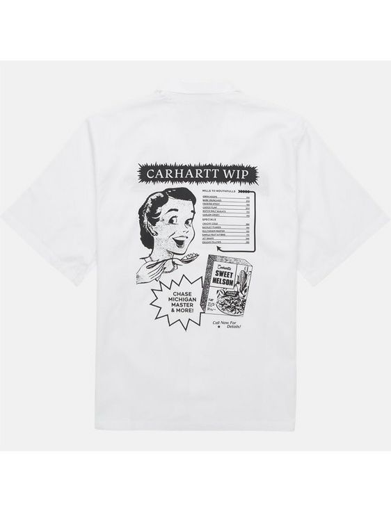 Carhartt WIP/カーハートダブリューアイピー/S/S DELI SHIRT/WHITE/ホワイト