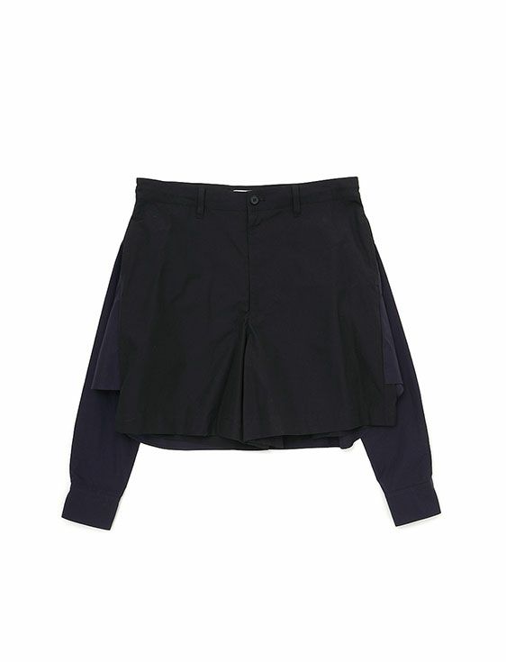 FACETASM/ファセッタズム/SLEEVE SHORTS/NAVY/ネイビー