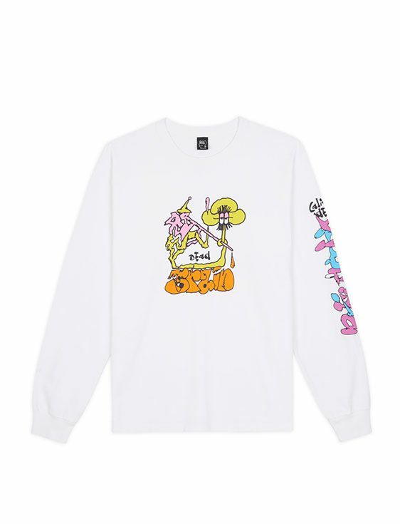 BRAINDEAD/ブレインデッド/PACKING UP LONG SLEEVE/WHITE/ホワイト