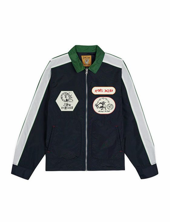 BRAINDEAD/ブレインデッド/MELTDOWN RACING JACKET/NAVY/ネイビー