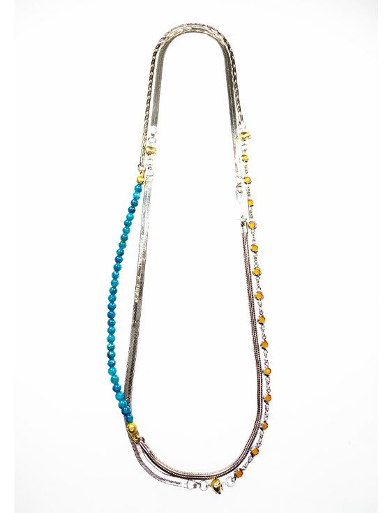 IN GOLD WE TRUST/インゴールドウィートラスト/MULTIRAW BRACELET / NECKLACE SILVER/SILVER/シルバー