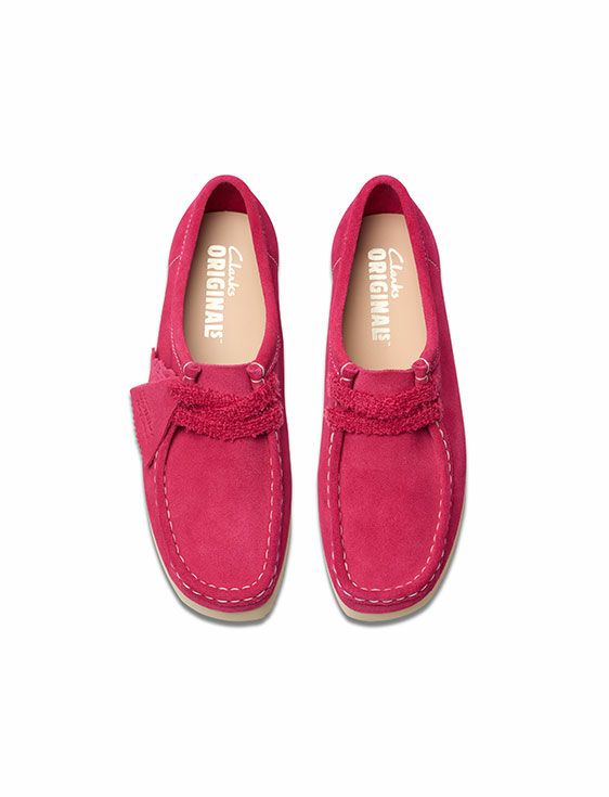 新品 26cm Clarks Wallabee クラークス ワラビー ピンク Clarks/クラークス/Wallabee. Bright Pink Suede/PINK/ピンク