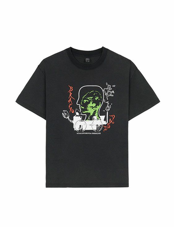 BRAINDEAD/ブレインデッド/ALIEN TRACTOR T-SHIRT/BLACK/ブラック