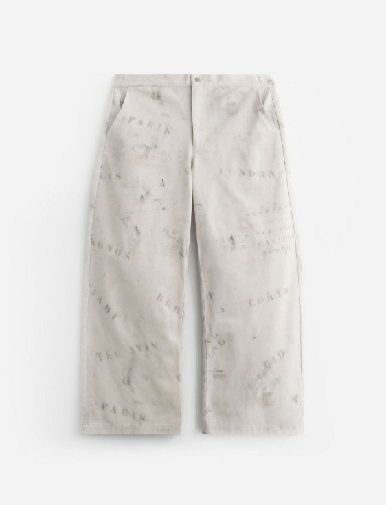 STAMPD/スタンプド/Duffle Print Pant/BEIGE/ベージュ