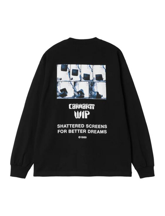 Carhartt WIP/カーハートダブリューアイピー/L/S BETTER DERAM T-SHIRT Black/BLACK/ブラック