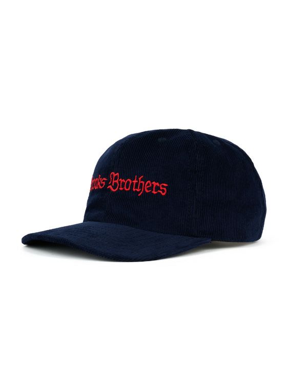 BRAINDEAD/ブレインデッド/BROOKS BROTHERS CALIFORNIA 6 PANEL CORDUROY HAT/NAVY/ネイビー