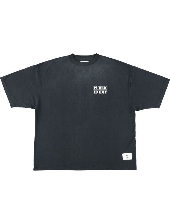 MA LABEL BY MAISON SPECIAL/エムエーレーベルバイメゾンスペシャル/PUBLIC ENEMY Prime-Over S/S Tshirt #4/BLACK/ブラック