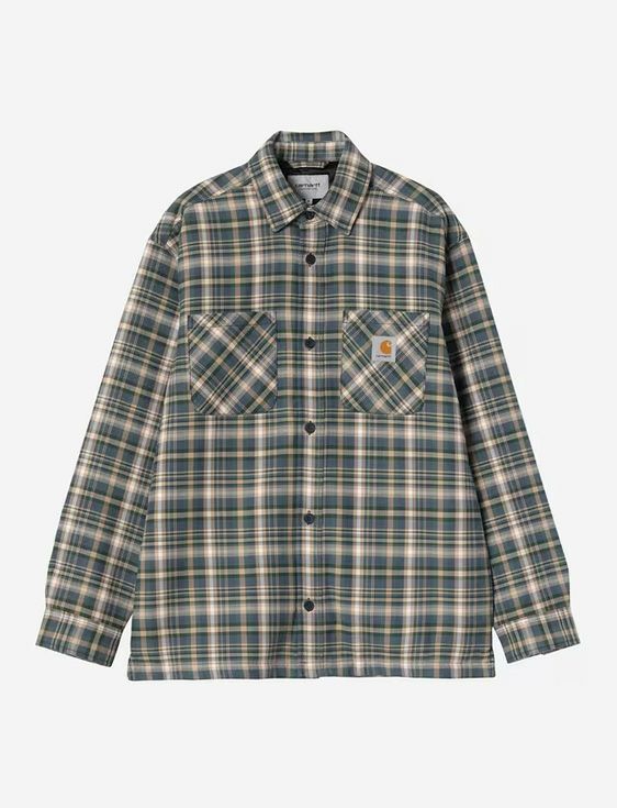 Carhartt WIP/カーハート　ダブリューアイピー/CRONYN SHIRT JACKET Cronyn Check,Dark Navy/GREEN/グリーン