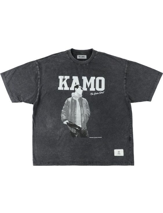 MA LABEL BY MAISON SPECIAL/エムエーレーベルバイメゾンスペシャル/GEDOU STREET 'KAMO' T-Shirt Black/BLACK/ブラック