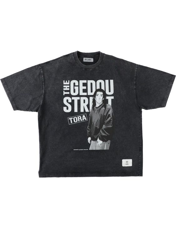 MA LABEL BY MAISON SPECIAL/エムエーレーベルバイメゾンスペシャル/GEDOU STREET 'TORA' T-Shirt Black/BLACK/ブラック