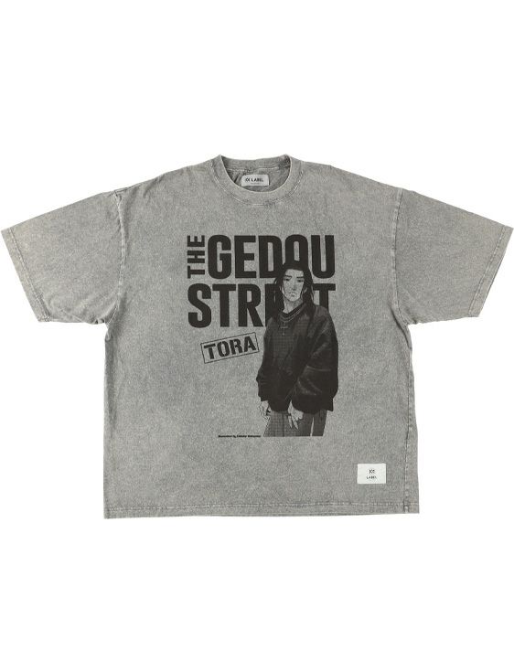 MA LABEL BY MAISON SPECIAL/エムエーレーベルバイメゾンスペシャル/GEDOU STREET 'TORA' T-Shirt Grey/GREY/グレー