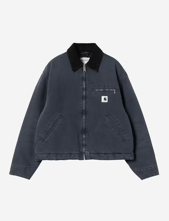 Carhartt WIP/カーハートダブリューアイピー/W OG DETROIT JACKET Dark Navy / Blackstone canvas/Navy/ネイビー