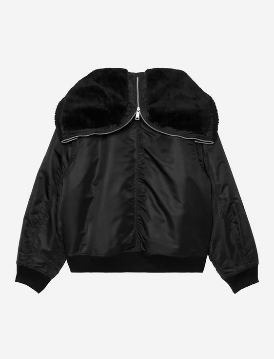 HOODED OLTERA BOMBER Black/Black【only XL size】 | WATERMELONHEAD