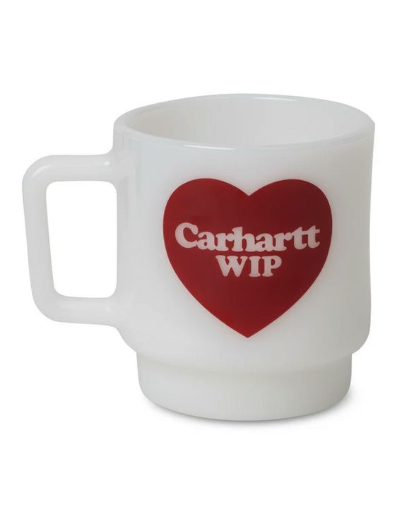 Carhartt WIP カーハートダブリューアイピー / HEART GLASS MUG White / WHITE ホワイト / マグカップ